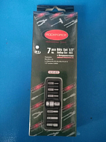 Набор бит RF-4075 HEX с битодержателем,7пр.1/2"(L:30мм;4, 5, 6, 8,10,12мм), 